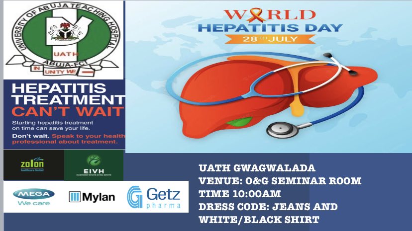 dzei_md's tweet photo. It’s here fam… July 28th. Get tested… hepatitis will not wait aswear!! Don’t wait either. @AmerGastroAssn @AmCollegeGastro @HepBFoundation @HepatitisCTrust @Hep_Alliance @WorldGastroOrg @umejiaku https://t.co/qZyyrYUmza