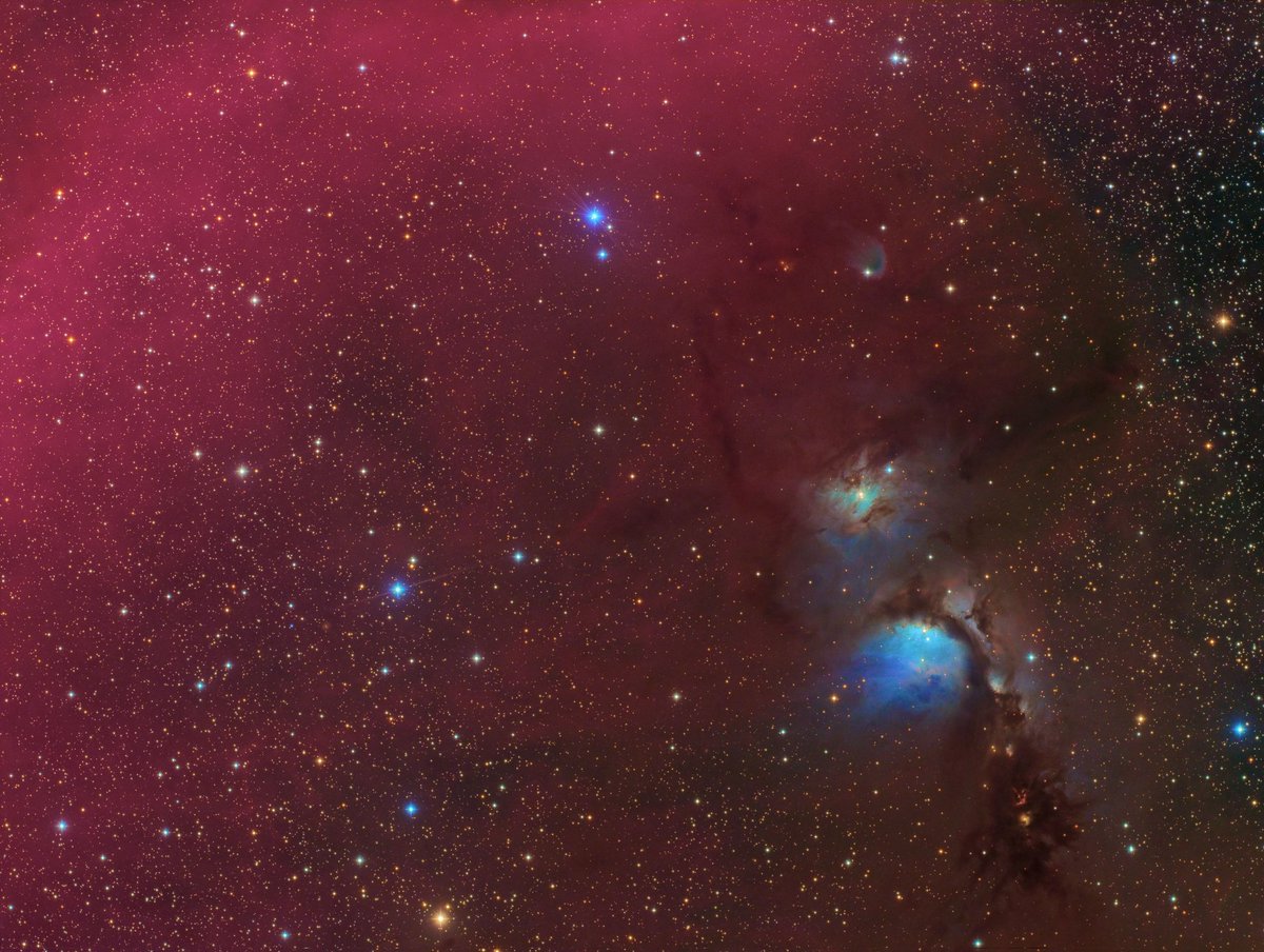 See that blue? That's literally a nebula that contains floating diamonds. The light scatters through it in a process known as Rayleigh Scattering, giving it that characteristic blue color. The universe is amazing, and it's right at our fingertips.