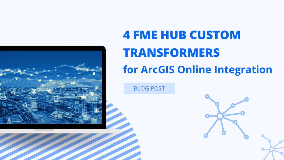 SafeSoftware's tweet image. Are you looking for more ways to integrate your workspace with ArcGIS Online and perform analysis in one application? Learn more on the blog and find more ways to integrate with FME Hub custom transformers ▶️ fme.ly/ahs
#FMEBlog