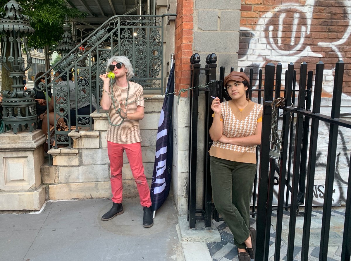 Get off the phone! Stop smoking! Sunday is your last chance to go CHASING ANDY WARHOL with us. Tix: chasingandywarhol.com