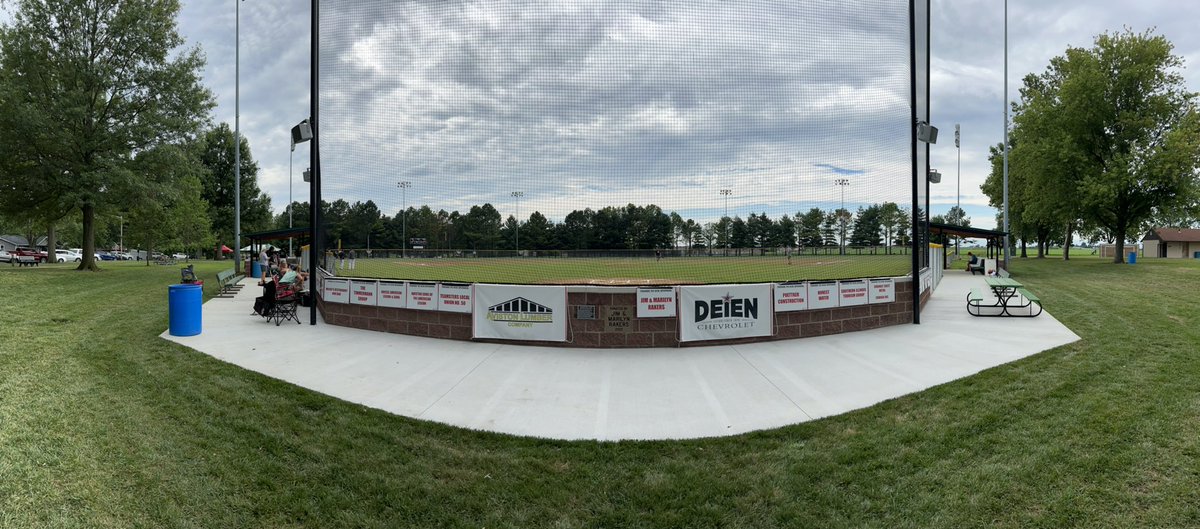 Pregame. Beautiful day in Aviston, IL. Let’s go Post 158!!!