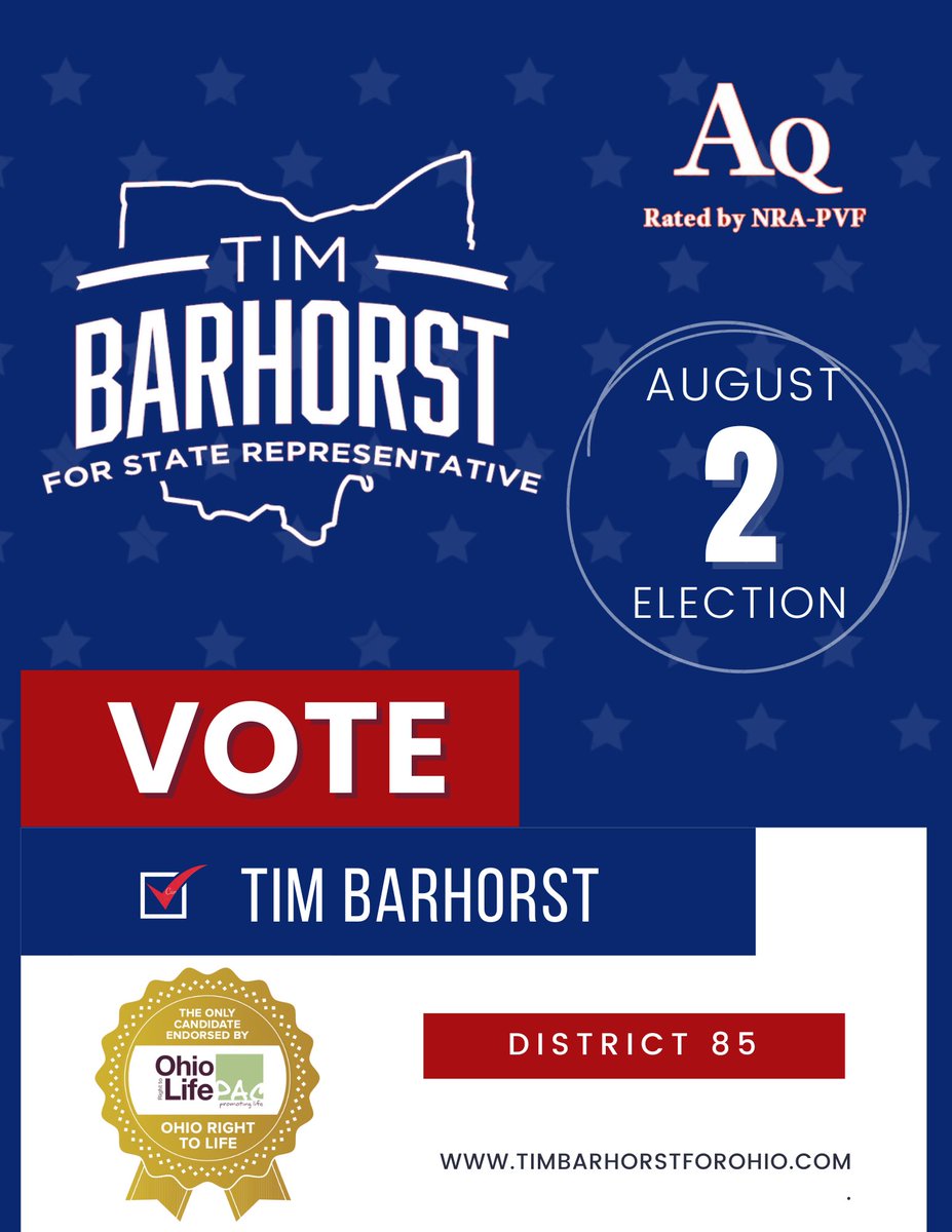 Tim Barhorst (@barhorstforohio) on Twitter photo 