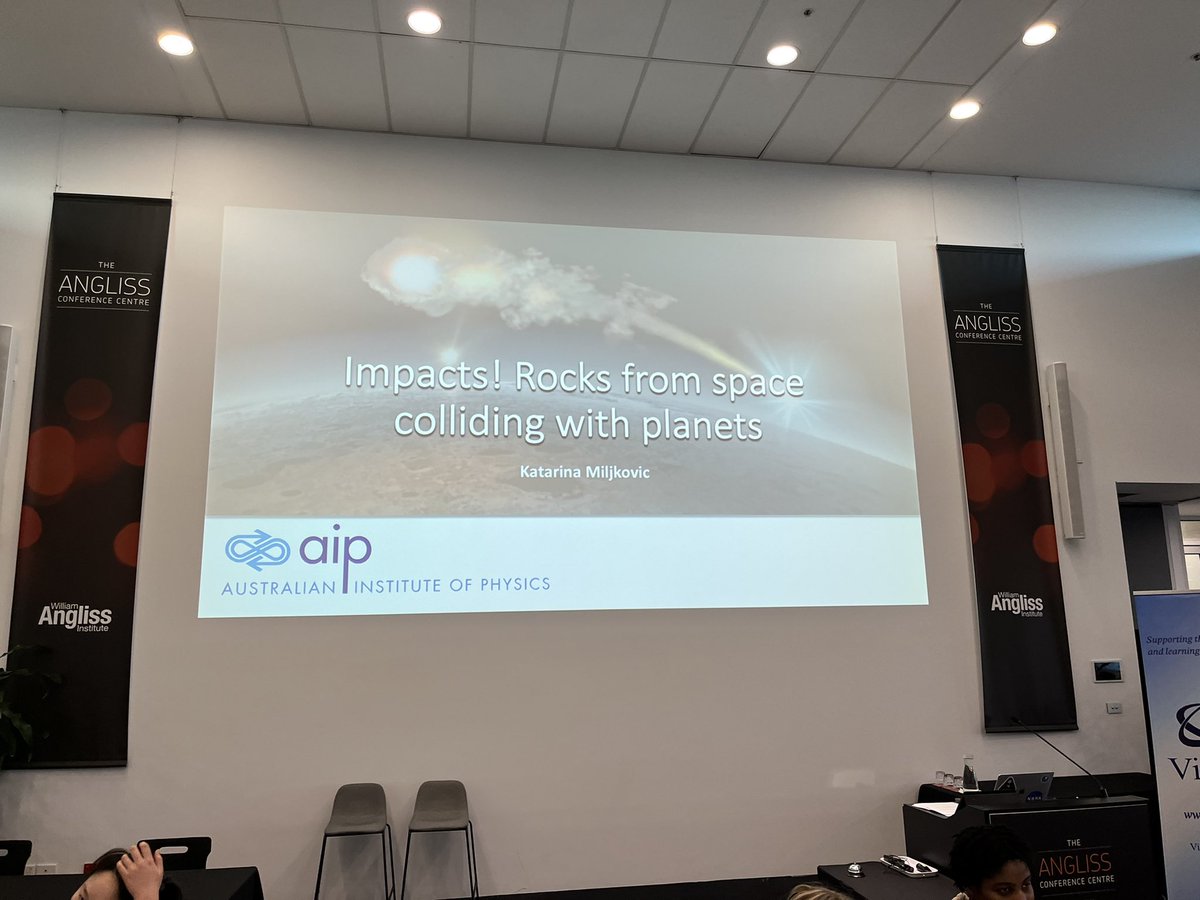Very much looking forward to talk by <a href="/SpaceKatarina/">Katarina Miljkovic OAM</a>