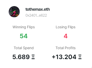 <a href="/MaxMan_ETH/">tothemax.eth</a> Perfection, you really don't take L's 👀