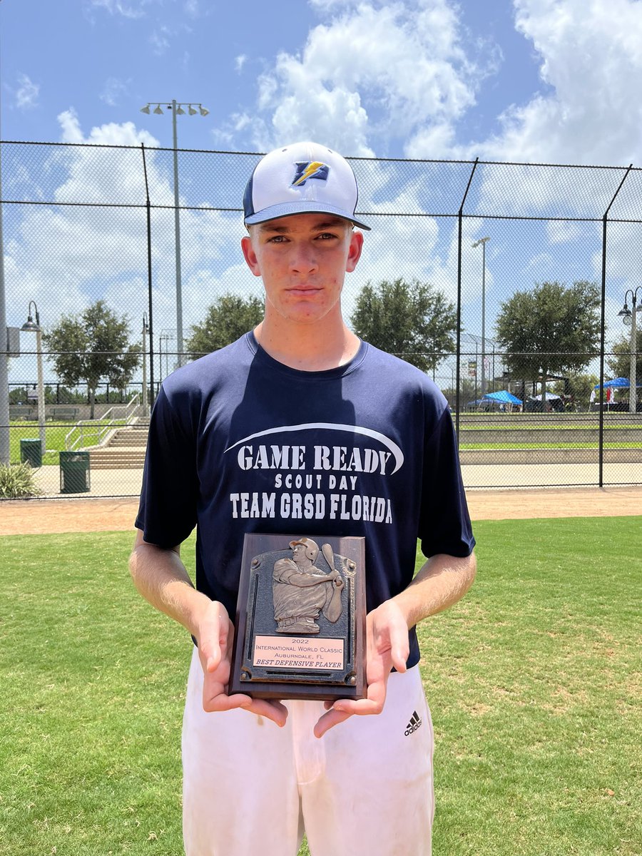 WABAFlorida's tweet photo. 2022 International World Series 18U Elite Division Championship Runner-Ups: GRSD 18U

All-Tournament Team Selections:
Bryce Bardwell
RJ Cabrera 
Ethan Lopez 
Austin Hamilton 

Defensive MVP: Brandon Cook https://t.co/Us8SXdLZGU