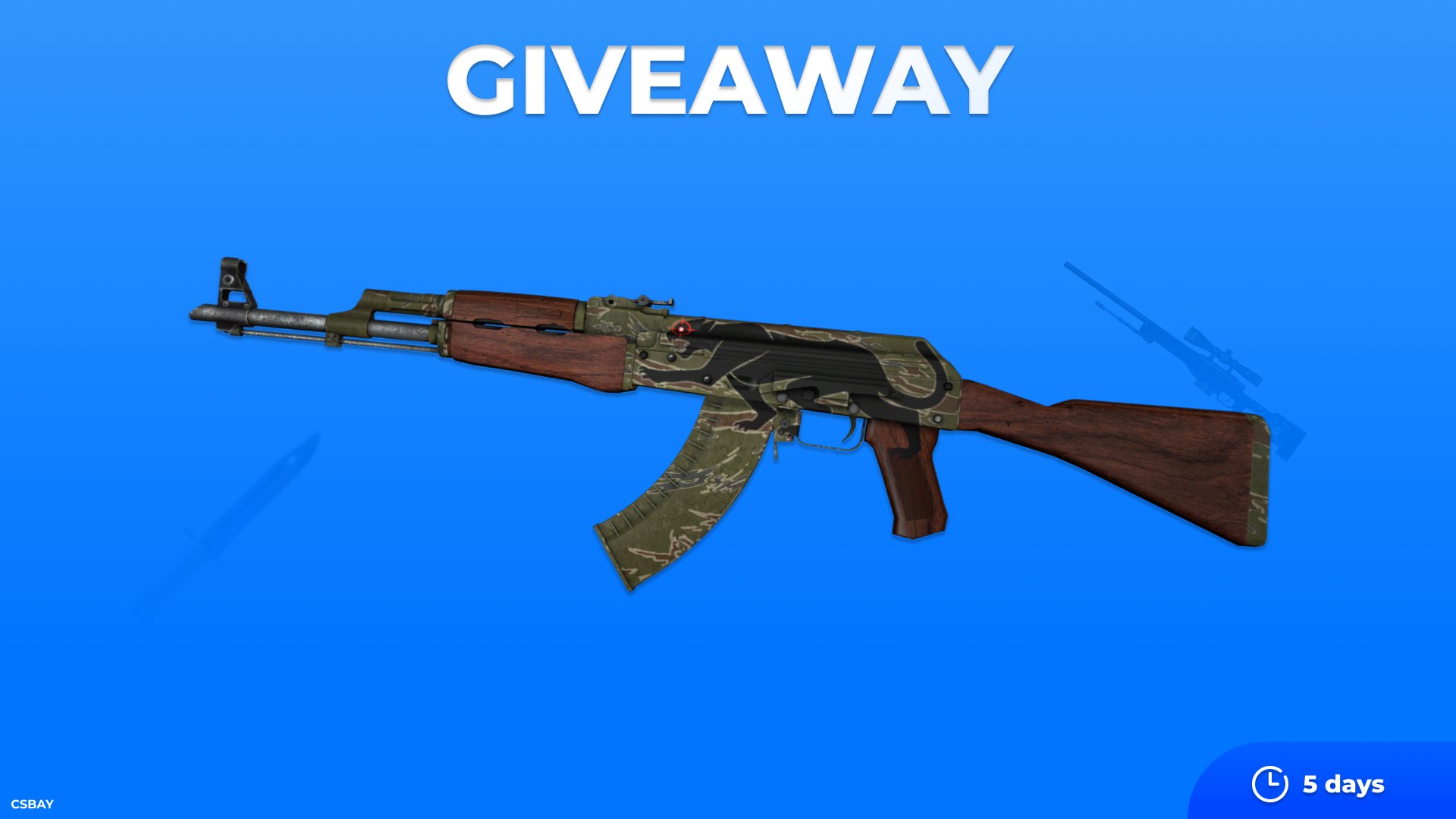 Lærerens dag prop Styre CSBAY (hosting giveaways) on Twitter: "CSGO GIVEAWAY 🎉AK-47 | Jaguar ($21)🎉 ⚠️ TO ENTER: 👍 Follow us + @FishTheHusky 🔄 Retweet ⏳Giveaway ends in 5 days (2.8)! #CSGOGiveaway #csgofreeskins #csgoskins #csgo #gaming https://t.co/g2ZsoHzOUp" / Twitter Lærerens dag prop Styre CSBAY (hosting giveaways) on Twitter: "CSGO GIVEAWAY 🎉AK-47 | Jaguar ($21)🎉 ⚠️ TO ENTER: 👍 Follow us + @FishTheHusky 🔄 Retweet ⏳Giveaway ends in 5 days (2.8)! #CSGOGiveaway #csgofreeskins #csgoskins #csgo #gaming https://t.co/g2ZsoHzOUp" / Twitter
