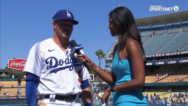 Nationals at Dodgers / Twitter