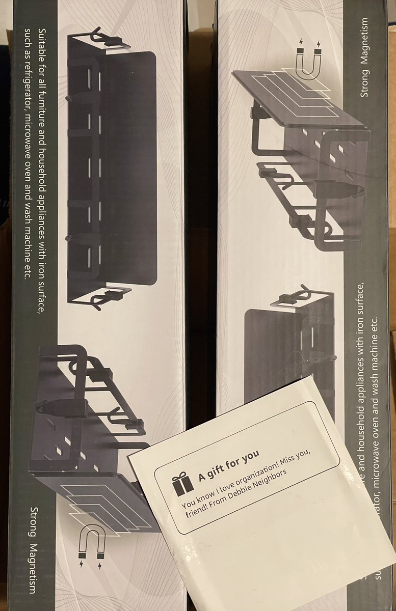 Nothing better than friends who understand &amp; share your passion for organization! I can’t wait to share what I do with these, @dvneighborsEDU ! 
Thank you so much for gifting TWO magnetic shelves to my classroom all the way from Cali! Miss you, but wishing you the best year! 😊♥️