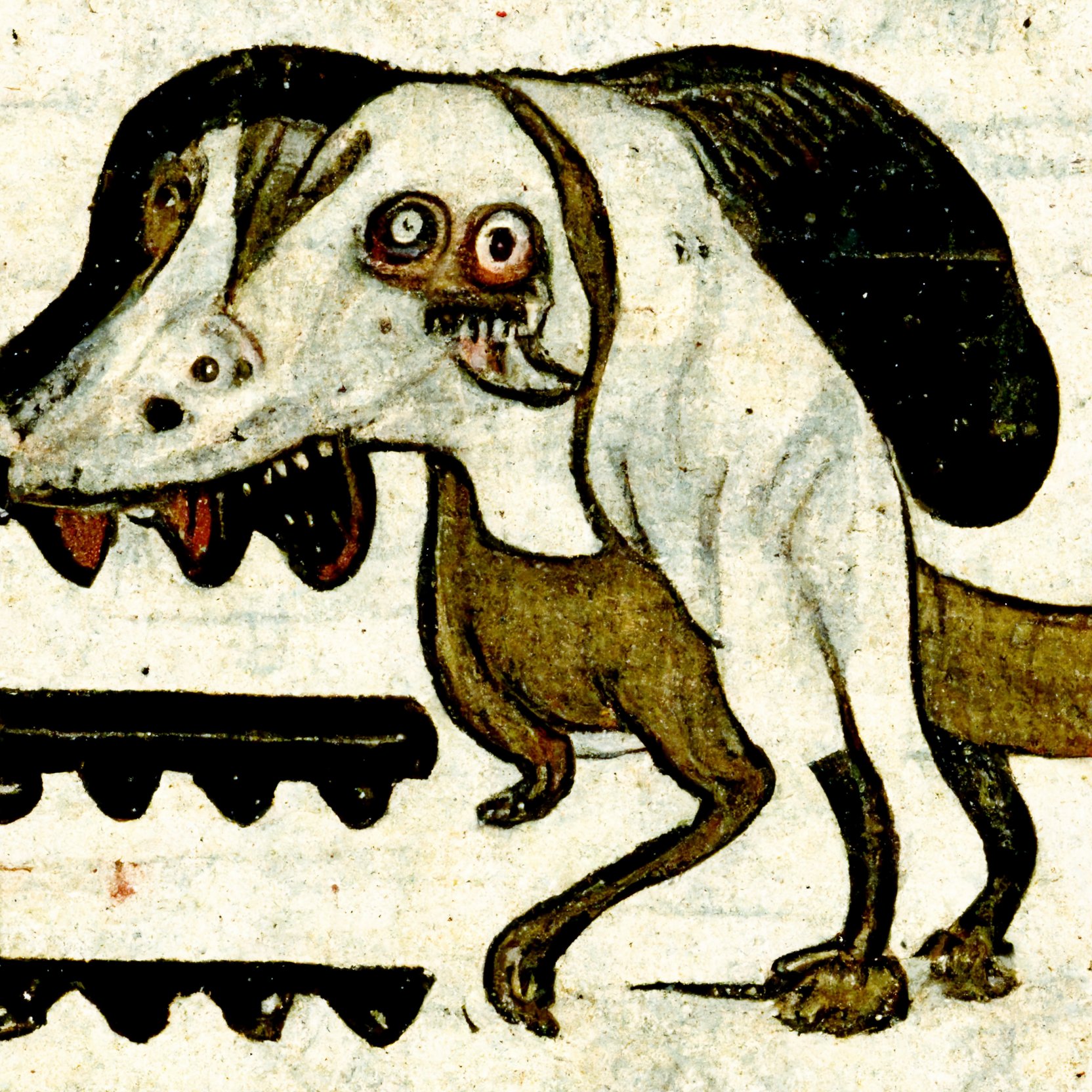 regia-marinho-on-twitter-ugly-medieval-dogs-the-generative-art