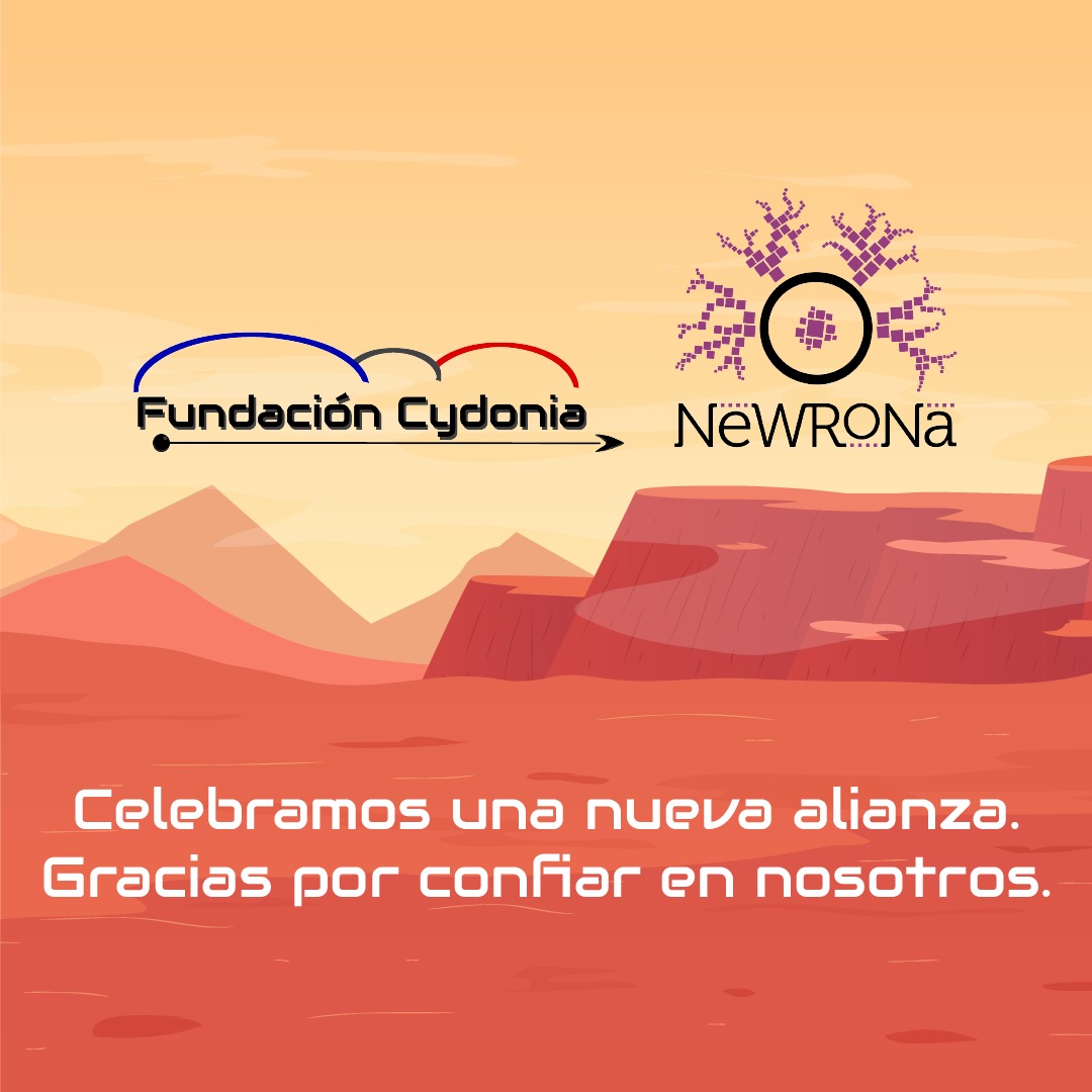 Agradecemos a Newrona por creer en nuestro proyecto aportando en el desarrollo de herramientas educativas para promover el futuro de la exploración espacial en Colombia 🇨🇴🚀🌕🔴