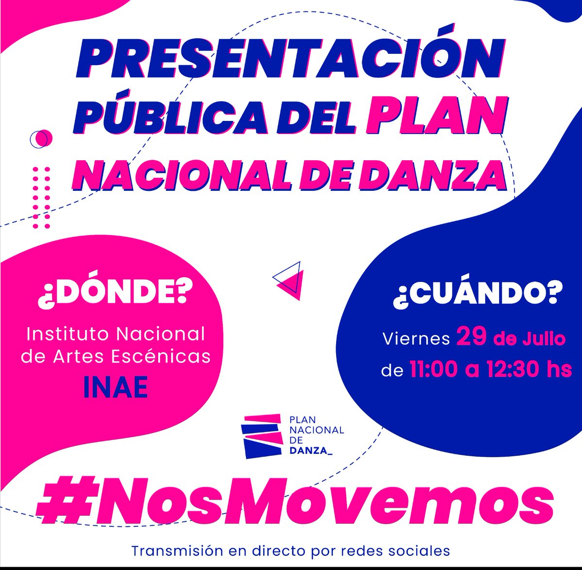 plandedanza_uy's tweet photo. Este viernes se presenta el primer Plan Nacional de Danza de Uruguay. Con la presencia del ministro de @MEC_Uruguay  @pdasilve, la directora del @CulturaMEC  @mwainstein_uy  y el coordinador del @INAECulturaMEC  @alvaroahunchain 
#nosmovemos con el @plandedanza_uy https://t.co/9jGFFEewmK