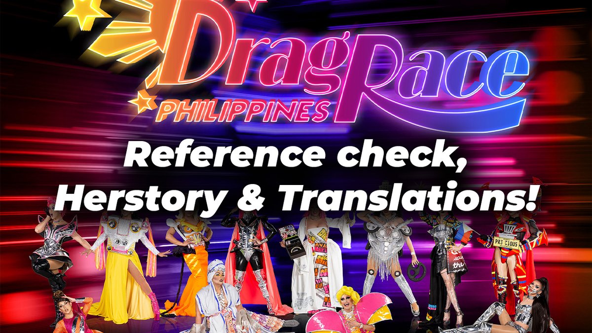RobinCharrr's tweet photo. Drag Race Philippines promos and meet the queens - References, Herstory, and Translations OUT NOW!! 🇵🇭https://t.co/bp7fC72Hze 

#DragRacePH #DragRacePhilippines https://t.co/jgAsAkiwAO