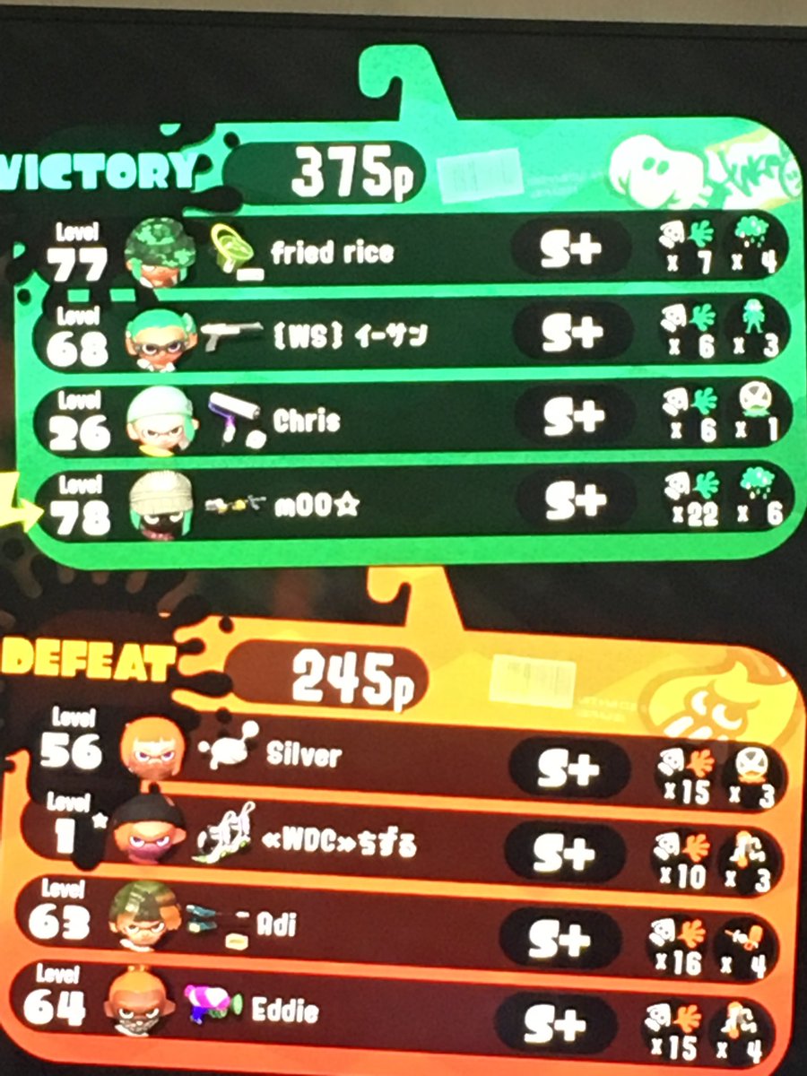 M00Splats's tweet image. Just found a vintage pic of me in S+ when I used to main e liter 💀