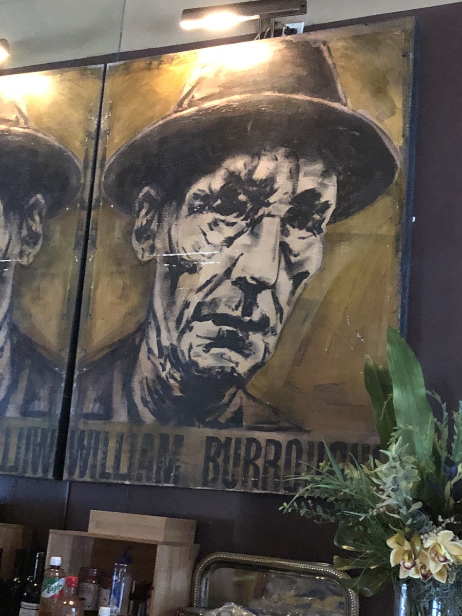This restaurant is watched over by Nightmare Fuel William Burroughs