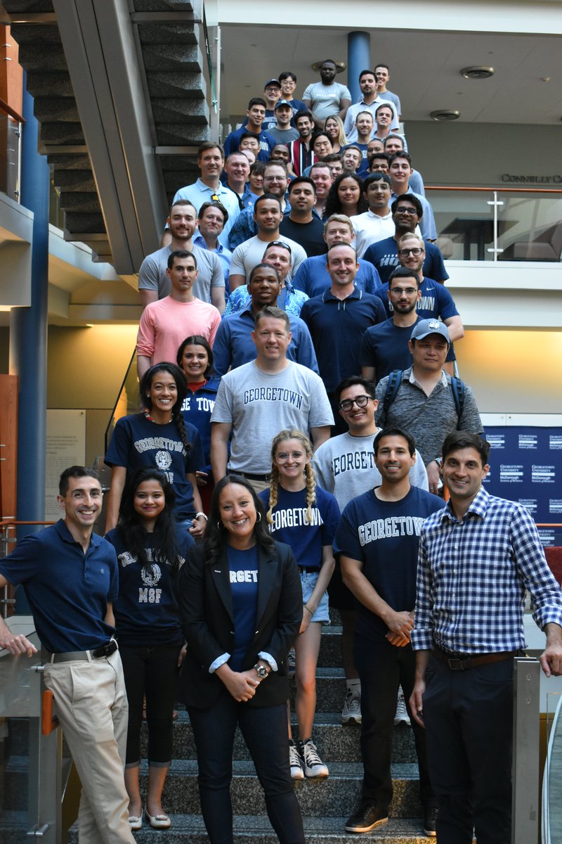 GeorgetownMSF's tweet photo. Some photos from this year’s #GeorgetownMSF Summer Clinic final prep weekend followed by the team presentations to clients (some in person and some hybrid)! Well done everyone! https://t.co/Or2njH8gx5