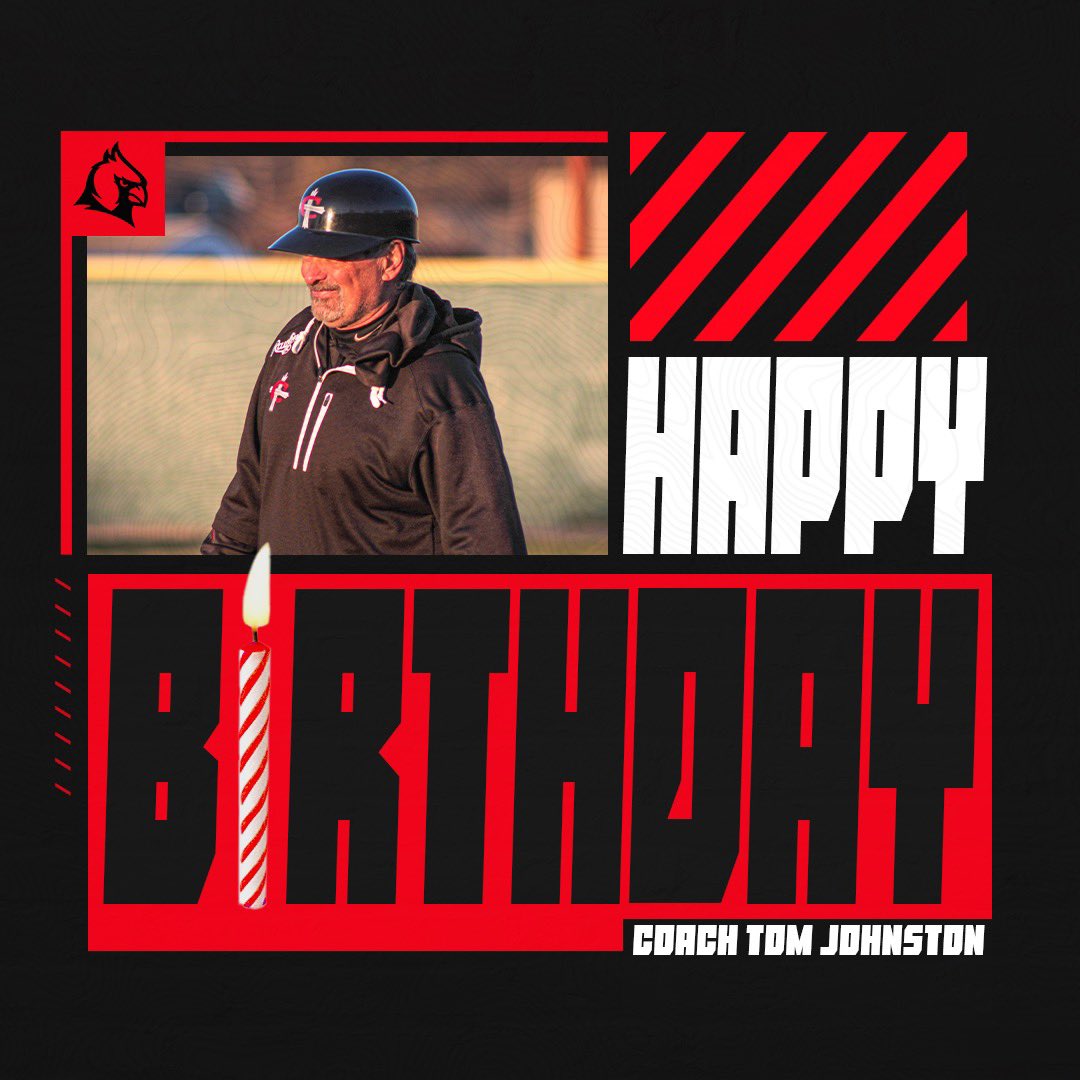 Please join the in wishing Coach Tom Johnston (2015-) a happy birthday! 