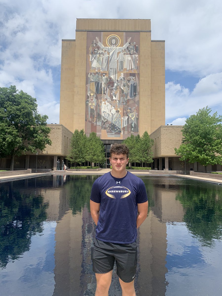 Cooper Ackerman (@ackerman_cooper) on Twitter photo Had a great time visiting Notre Dame today, thanks to the staff and coaches that showed me around. Will definitely be back soon. Go Irish☘️. <a href="/CoachAlGolden/">Al Golden</a> <a href="/CoachWash56/">Al Washington</a> @ND_CalebDavis <a href="/ShrewsburyFB/">Shrewsbury Public Football</a> <a href="/ColonialsAD/">Shrewsbury Athletics</a> <a href="/ExceedSPF/">Exceed SPF</a> Had a great time visiting Notre Dame today, thanks to the staff and coaches that showed me around. Will definitely be back soon. Go Irish☘️. <a href="/CoachAlGolden/">Al Golden</a> <a href="/CoachWash56/">Al Washington</a> @ND_CalebDavis <a href="/ShrewsburyFB/">Shrewsbury Public Football</a> <a href="/ColonialsAD/">Shrewsbury Athletics</a> <a href="/ExceedSPF/">Exceed SPF</a>