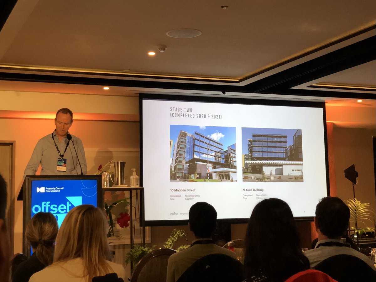 howarth_timothy's tweet photo. Alain McKinney from Precinct Properties on how an all electric commercial kitchen at 10 Madden St has given them the confidence to remove gas for food and beverage in future developments @VoiceofProperty #offsetreset22 #propertycouncil https://t.co/eXGhgWcnsE