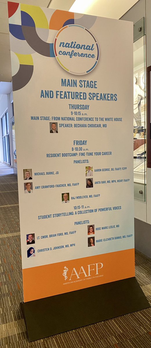 Featured speakers 💥 blowing me away - can not wait to hear from Dr. Ravi @anitaDRawing & Dr. Ramas @docramas - inspirational on the #AAFPNC stage and IRL! #FMRevolution #FMGeneration #medicineisasocialjusticeissue