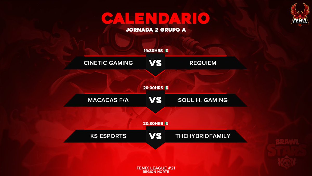 #BS | Match Day

Grandes enfrentamientos nos esperan el día de hoy por la segunda jornada de NA:

🗓️ 27/07 | 19:30hrs🇲🇽
🎙️ @JulioMat__ 
📺 twitch.tv/iamjuliomx_
