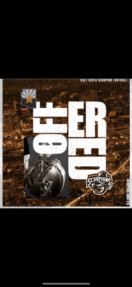 thomas31x's tweet photo. @SaltRiverFB
@thee_coachhorne
@SMJaguarsCoach
#WalkWarWin
#WinInThe3Cs
I would like to take a moment to thank the salt river scorpions for taking a chance on me, I know the recruitment process is late as heck and I promise that I will give everything that I got. 🦂 https://t.co/s6zpSRVOfK