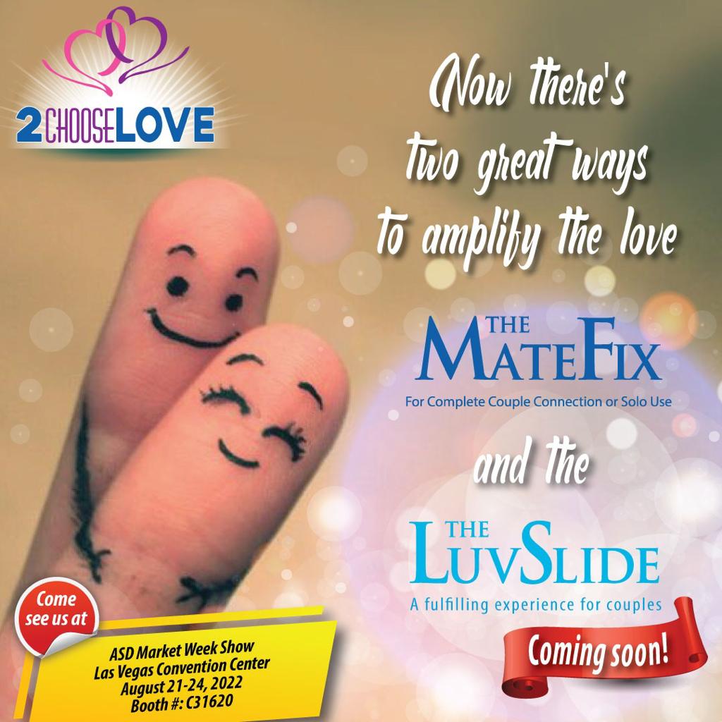 2ChooseLove's tweet photo. 2chooseLove has another great addition to their product line. The LuvSlide coming soon.
Visit https://t.co/FCVun58F1Z. #matefix #vibrators #couples #adulttoy #sensualwellness #sexualaid https://t.co/vrk6vKFGMb