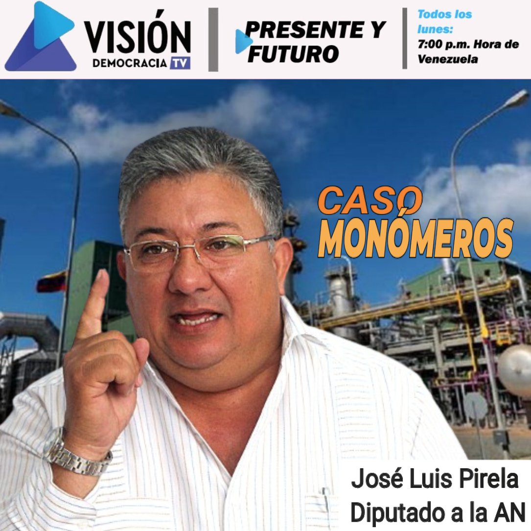Vdemocraciatv's tweet photo. #VDTVšŗ Ā”Vuelve a ver! Nuestro segundo episodio sobre el caso #MONOMEROS con el diputado @joseluispirelar...
”En Visión Democracia TV construimos futuro! https://t.co/jOLLGQEXtR