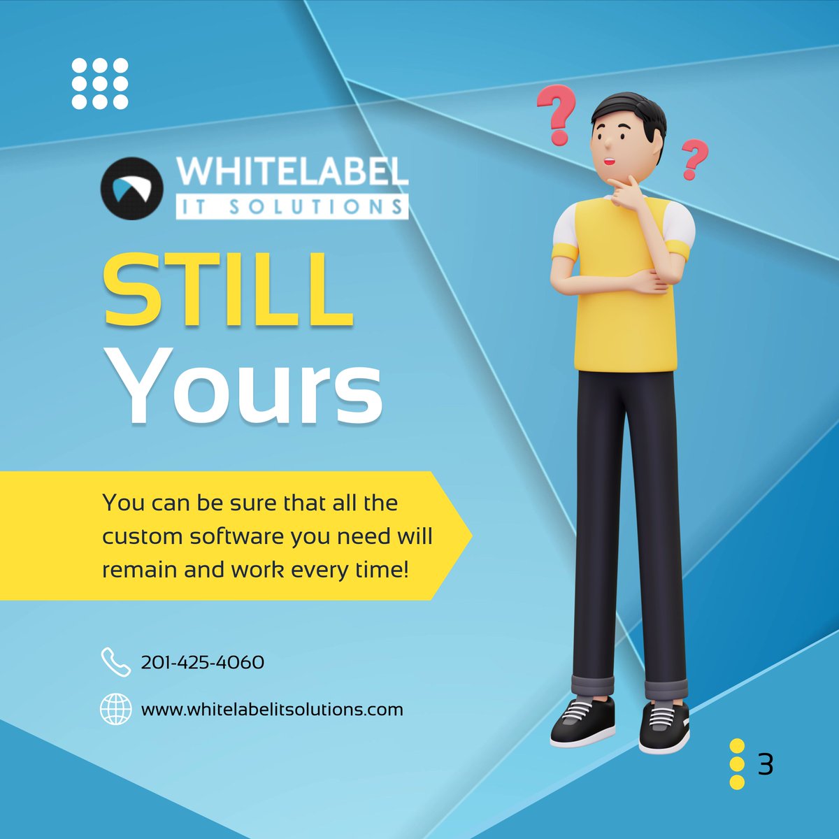 whitelabelitsol's tweet photo. Our Managed Support services take care of all maintenance issues for you. Certified professionals working to help you achieve your goal. Only at Whitelabe ITSoultions.
https://t.co/klhcRl8Hg2
#managedsupport #servermanagement #hardwaremanagement #networkmanagement https://t.co/RijVzaO4tD