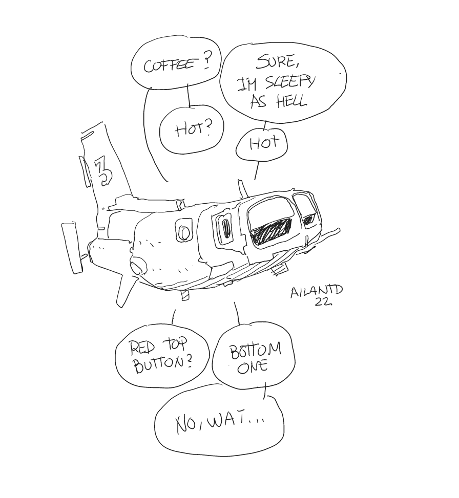 BlackBox last moments reconstruction / Twitter