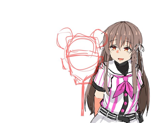 煽りチュリカス①ラフ
左に樫野も置いたろ 