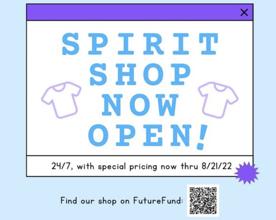 Have you heard? The spirit wear store is now open! 
Get all your hawks spirit wear for the upcoming school year!  Order your gear before 8/21/22 to take advantage of special flash sale pricing! 👕
tassajarahills.futurefund.com/registration