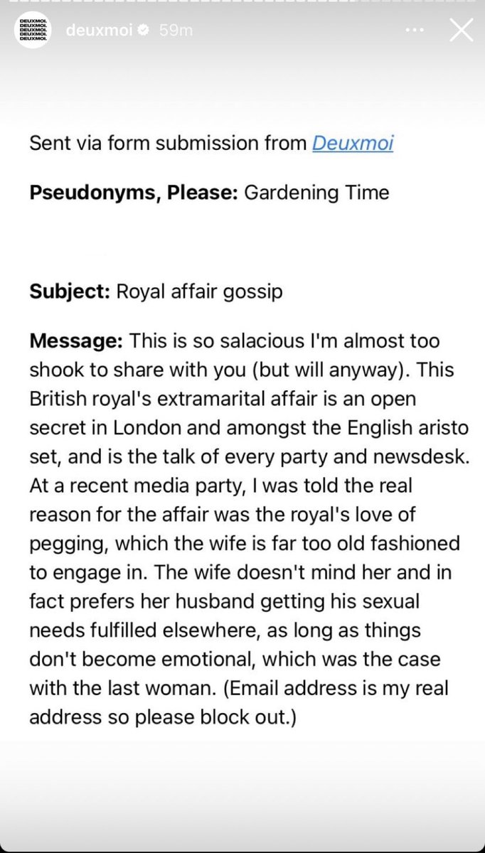 SussexHenryVIII's tweet photo. This has as much evidence as anything in Tom Bower’s book so I guess we should all take it as fact? That’s how this works right? https://t.co/unDoUxDeRK