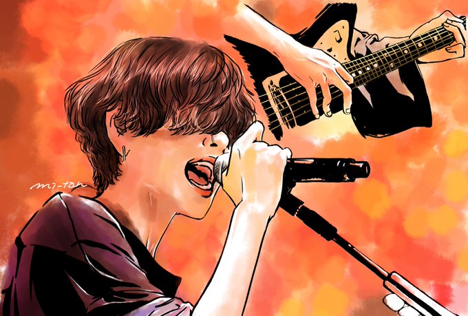 ギター絵のtwitterイラスト検索結果