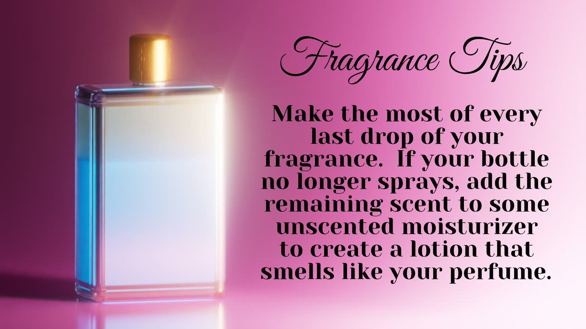 jojephilippines's tweet image. Make the most of every last drop of your perfume. Check out these tips and tricks and grab yours on JoJe Philippines!

#TipsandTricksThursday