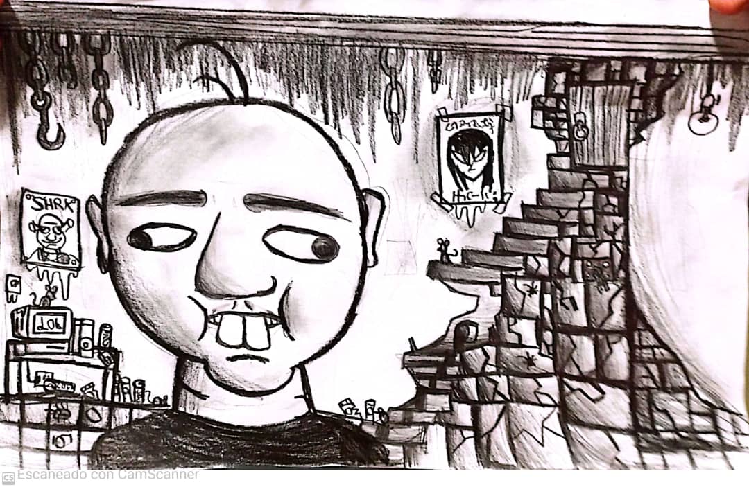 gaulenti's tweet photo. @GodOfCoffeeYT Este es el dibujo que hizo mi chamo https://t.co/m7QWLJWDol