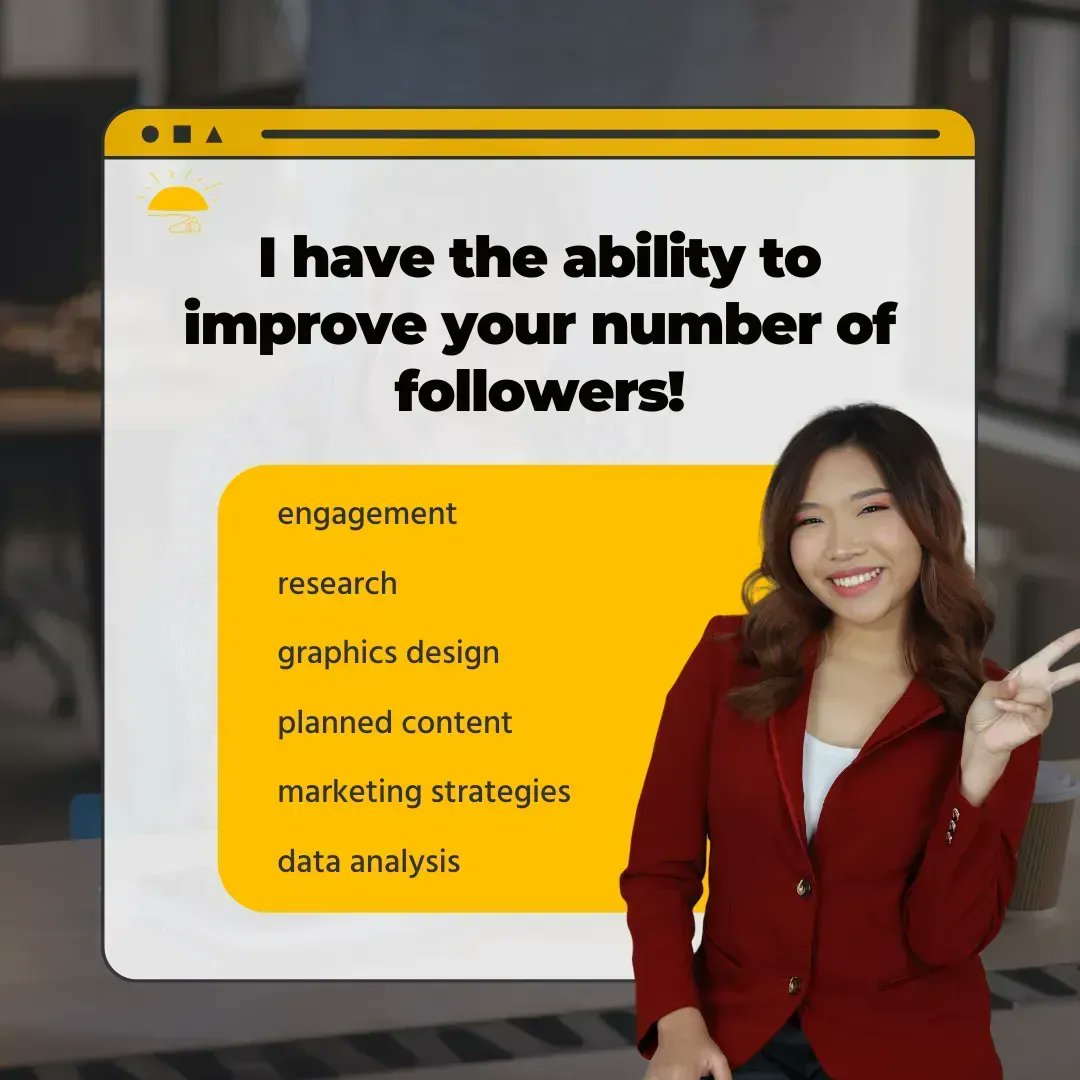 createmii's tweet photo. I have the ability to improve your number of followers!
As a trained social media manager, I can take care of these duties and grow your following. โ๏ธ
To know more, visit: https://t.co/QQJaKRhgZj
#createmii #createmi #digitalmarketingagency #philippines #ThrowbackThursday https://t.co/AHFmrLzp1v