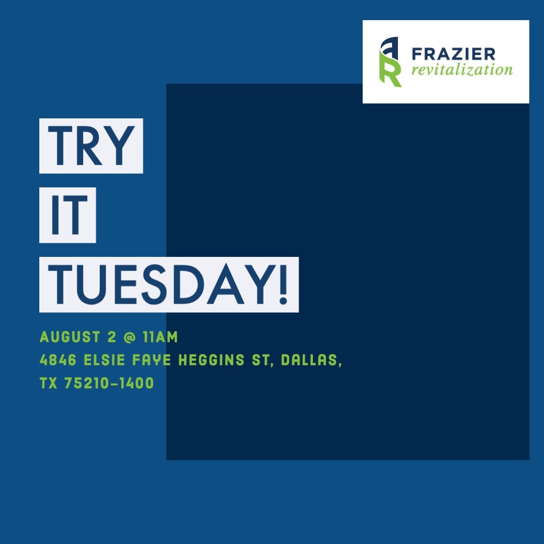 FrazierRevital's tweet photo. Mark your calendar‼️📆🖊 Learn new healthy habits, socialize, and more‼️
#frazierrevitalization #frazier #community #empowerment #healthiswealth #southeastdallas #dosomethinggood #dosomethinggoodinfrazier https://t.co/d0WYIc4yro