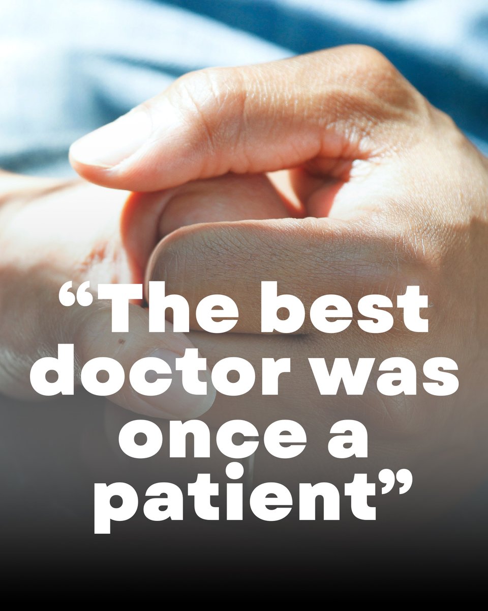 When a doctor becomes a patient, it is a transformative experience that  often changes how they practice👇 #Doctor #Surgeon #MedStudentTwitter  #MedEd #Quote #Surgery #Patient, image size:960x1200