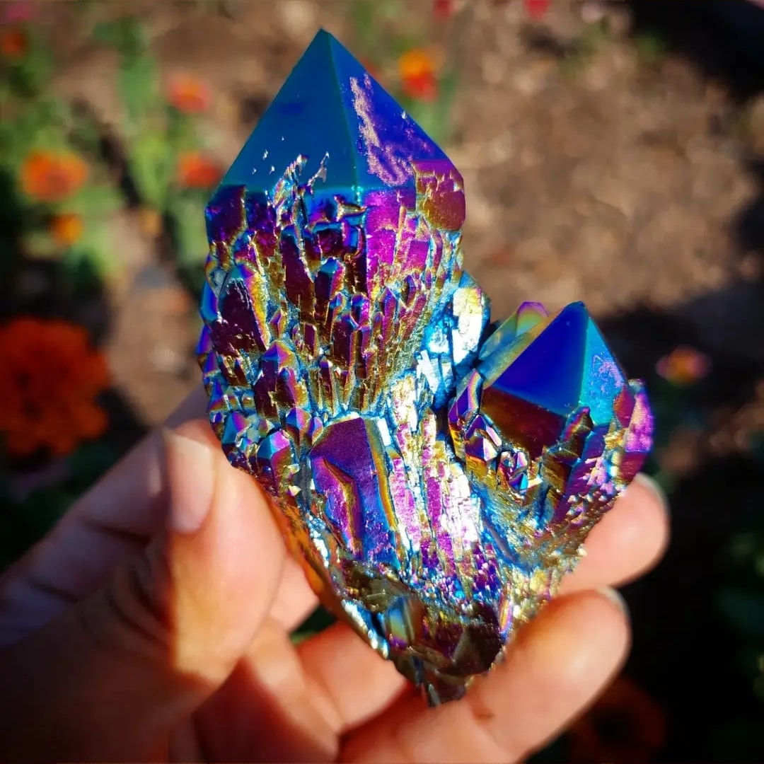 thewizard36's tweet photo. The Mystics Relic
🔮💜🐚🪶🐌🍄⚘️🧙‍♂️🥀
Features: •Beautiful Rainbow Titanium Aura Elestial Quartz - Psychic Abilitys, Balances Ying-Yang Energies, Protection, Confidence
Price:$45
Free USA Shipping
#CrystalHealing #crystals https://t.co/vYm8gT8Xzs