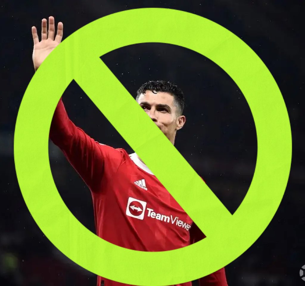 KuaiSimon's tweet photo. @GNev2 CR7 not welcomed https://t.co/XUfNziDTYA