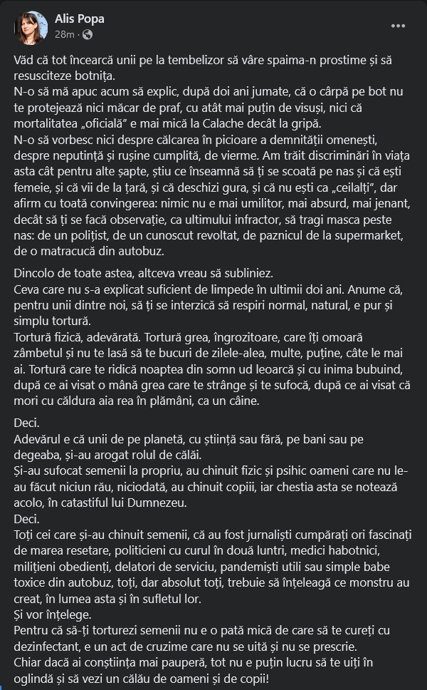basarab84's tweet photo. #faramasca
Da, este tortura, iar cei care au declansat razboiul impotriva omului sunt NAZISTI, scopul lor fiind declarat public: reducerea populatiei. 
Refuzul botnitei ar fi dejucat planurile lor sinistre, dar prostimea majoritara a acceptat-o, prostii prostilor chiar adorand-o. https://t.co/9CKICaoXfZ