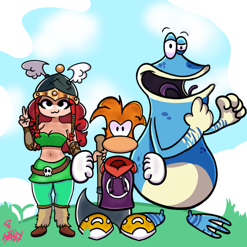 KarenZB4's tweet photo. The Rayman Gang! (except for grand mininus 'cause i hate that idiot)
#Rayman #RaymanFanart https://t.co/NGM6Fefnrq