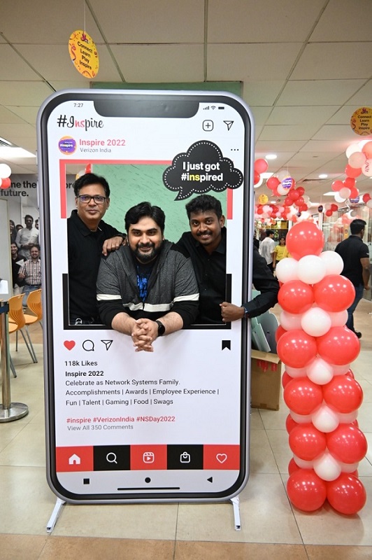 VZIndia's tweet photo. Our Network Systems team kicked off their annual event #Inspire2022 at Hyderabad yesterday. With the theme of Connect-Learn-Play-Inspire, the team came together for some fun, collaboration &amp; engagement activities. Watch this space for all the action from the 2 day event. https://t.co/oRQoPeK2aE