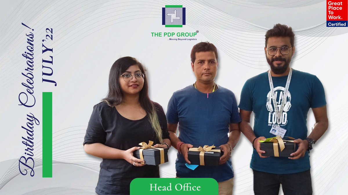 ThePDPGroup's tweet photo. #HappyBirthday to all our employees who celebrated their birthday in July!
We wish everyone good luck and hope all enjoyed the in-office birthday celebrations!
#GreatPlaceToWork #lifeatpdp #employeeengagement #officebirthday https://t.co/Lh9tKFUqda