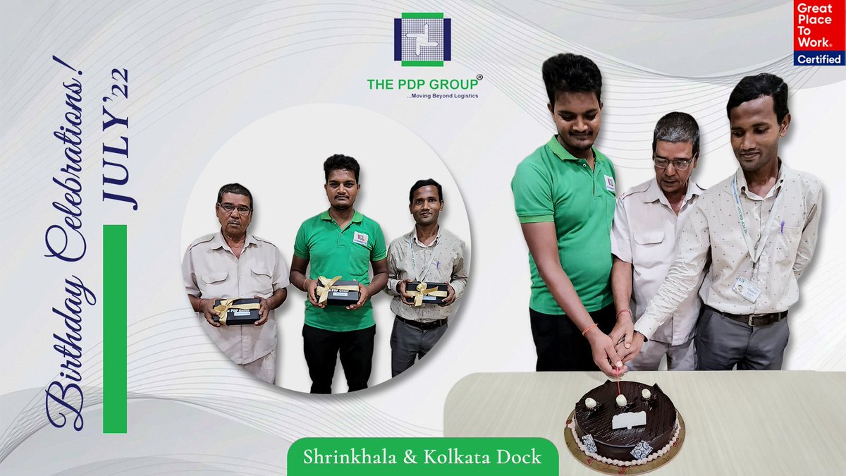 ThePDPGroup's tweet photo. #HappyBirthday to all our employees who celebrated their birthday in July!
We wish everyone good luck and hope all enjoyed the in-office birthday celebrations!
#GreatPlaceToWork #lifeatpdp #employeeengagement #officebirthday https://t.co/Lh9tKFUqda