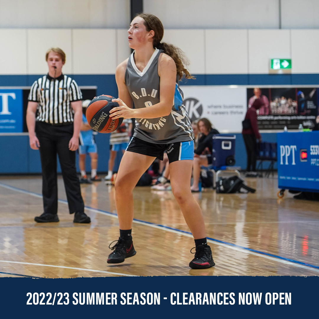Looking to move clubs for the 2022/23 Summer Season, now is your chance! Clearances are now open!  🏀

Click here for the form: bit.ly/3aJpErr