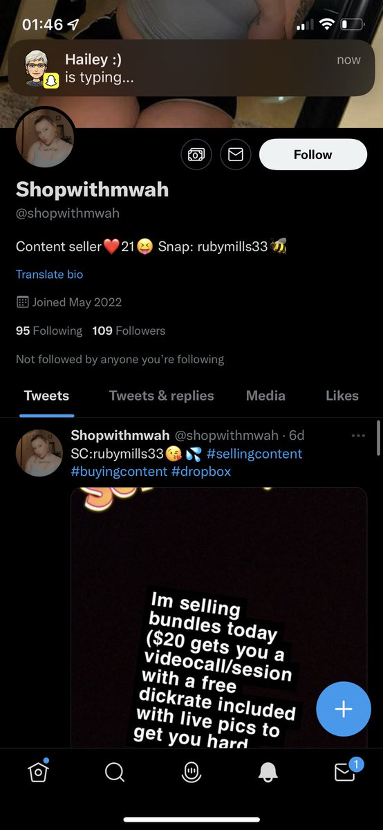 devonking245's tweet photo. @shopwithmwah she is scam #buyingcontent https://t.co/8JCqwGwpAP