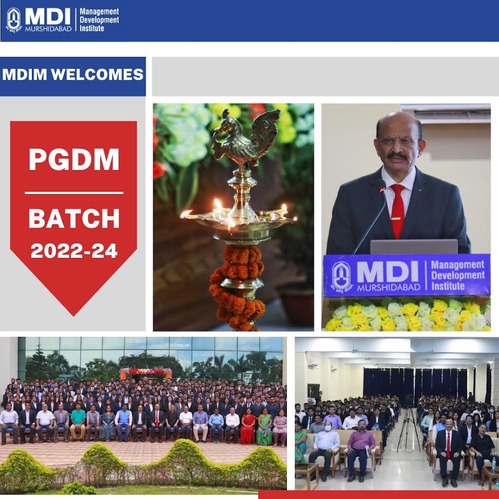 MDIM_Official's tweet image. MDI Murshidabad on 25th July, 2022 commenced the on campus orientation programme for its 9th batch of Post Graduate Diploma in Management (PGDM) students.
#Orientation