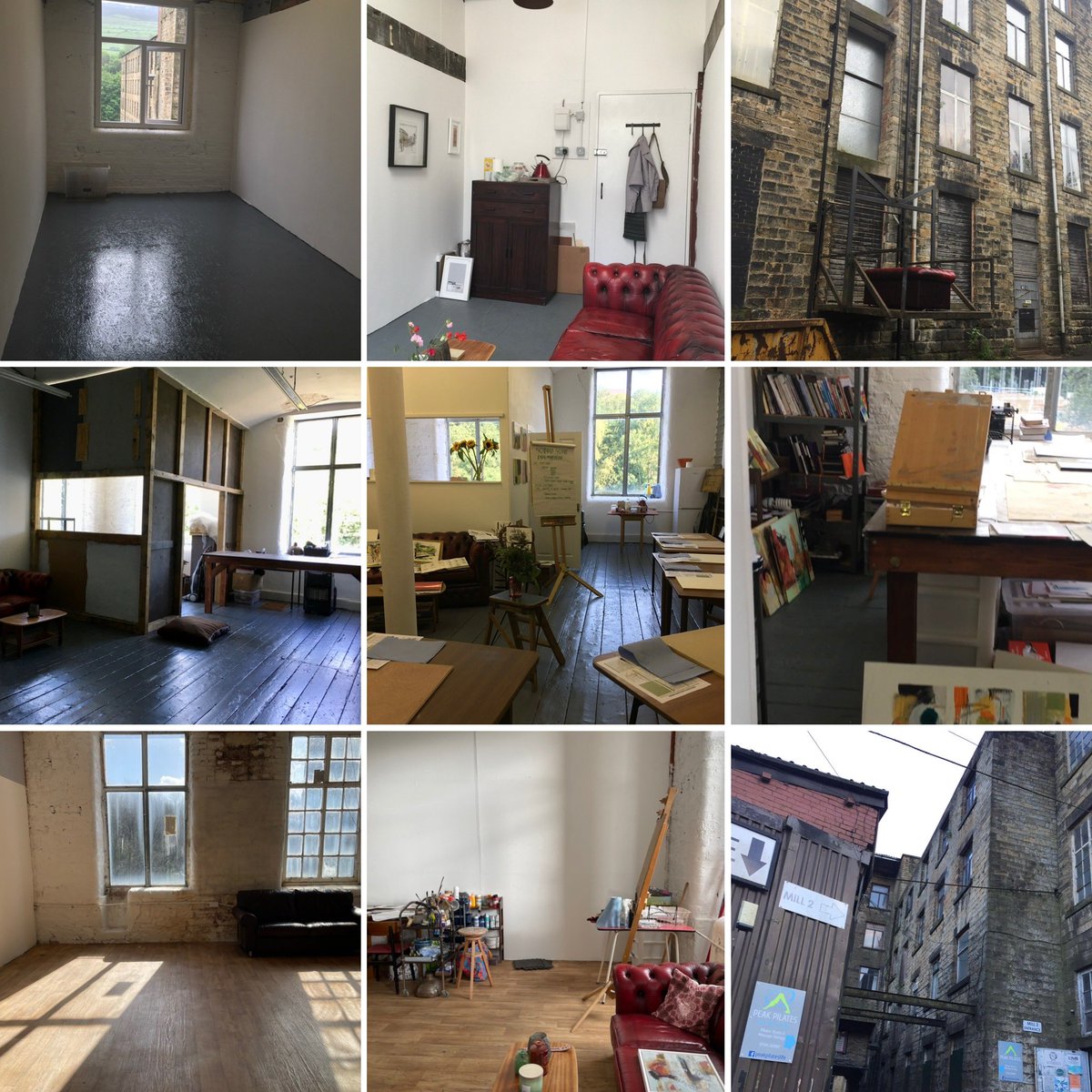 LizAckerleyArt's tweet photo. Well that’s a wrap! last day collecting all my things from my Mill studio. It’s been a great 5 years during which time I had 3 amazing studios: Tiny; huge & the final one- a perfect light filled space!. Watch this ‘space’ as I evolve my #homestudio #artiststudio #studiospaces https://t.co/XMJV3zG751