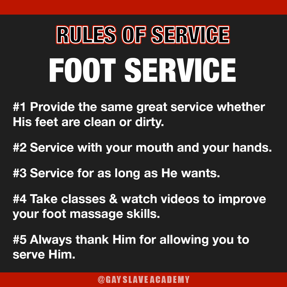 gayslaveacademy's tweet photo. Some slaves are addicted to #footservice and some just do it because they are told. Either way #slave it's important to please Him as well as you possibly can, right boy? #gay #gayslave #slavetraining #gayslavetraining https://t.co/702SKFYZJf